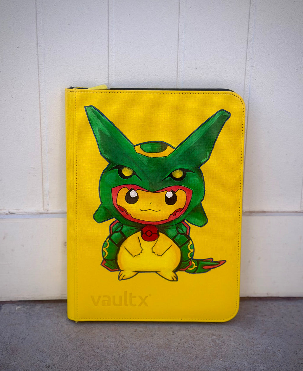 Poncho Pikachu Vault 9 Pocket Trading Card Zip Binder