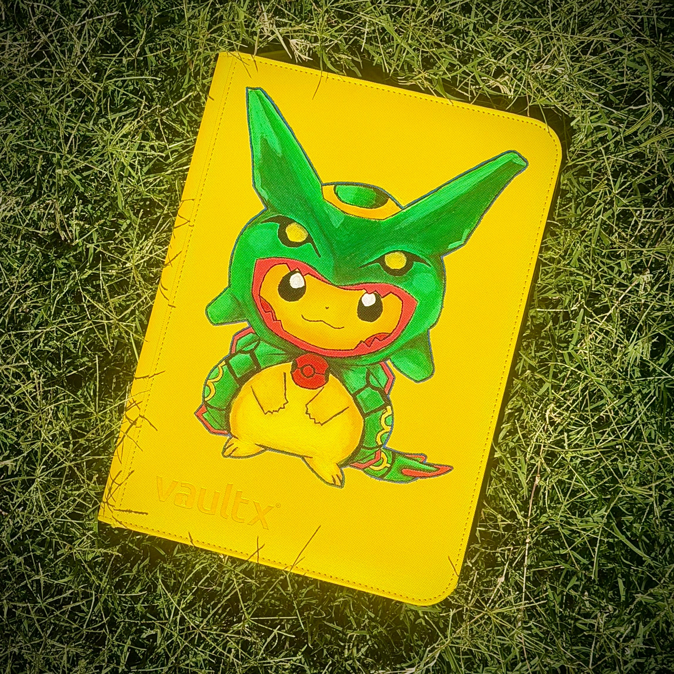 Poncho Pikachu Vault 9 Pocket Trading Card Zip Binder