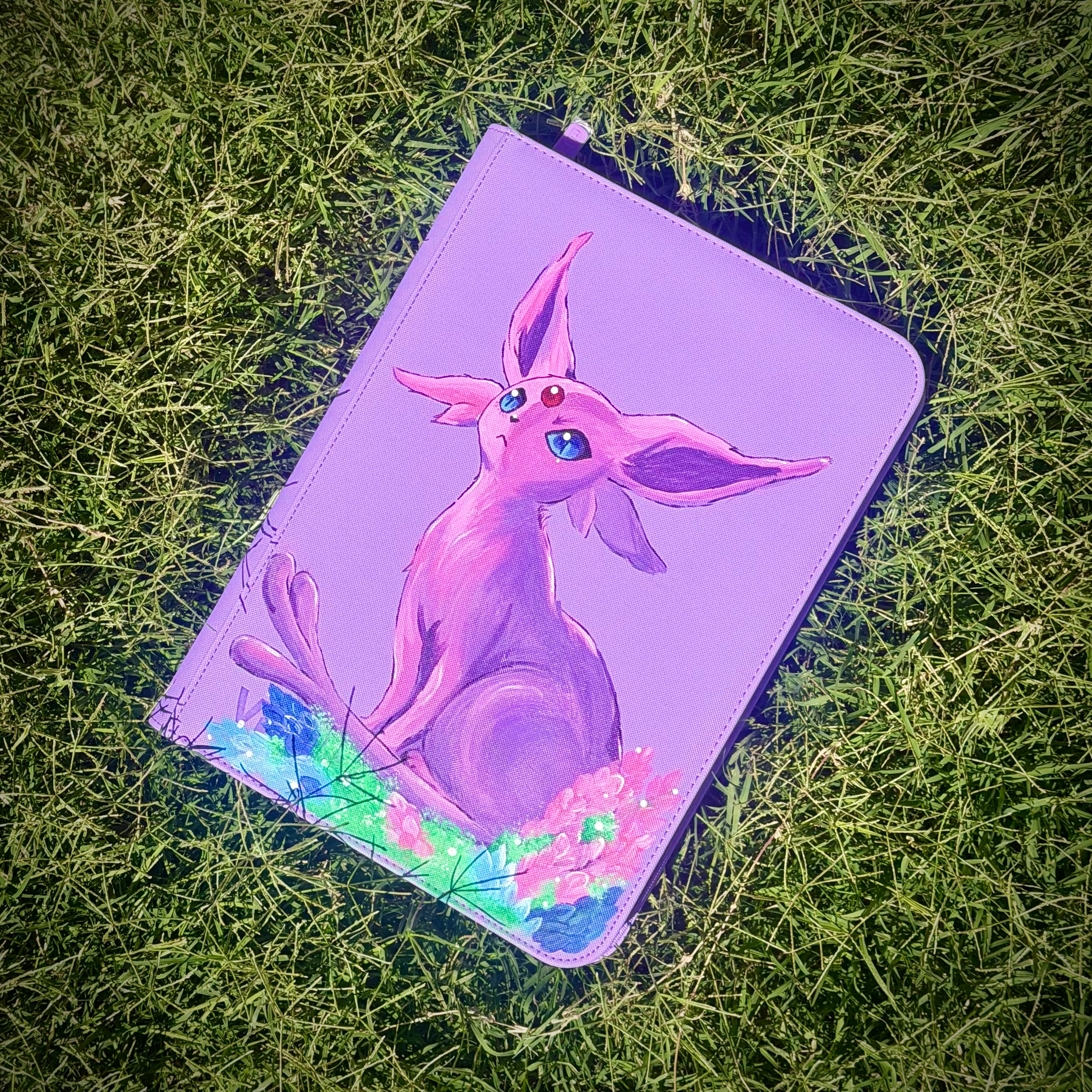 Espeon Vault 9 Pocket Trading Card Zip Binder
