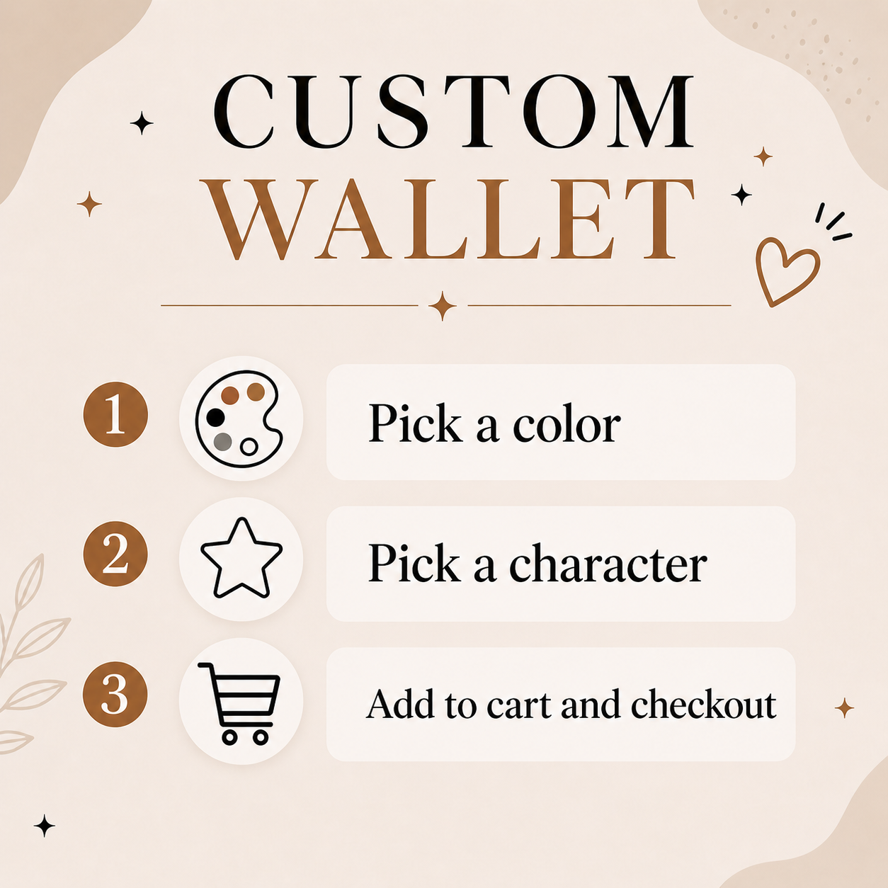 Custom Card Slot Wallet