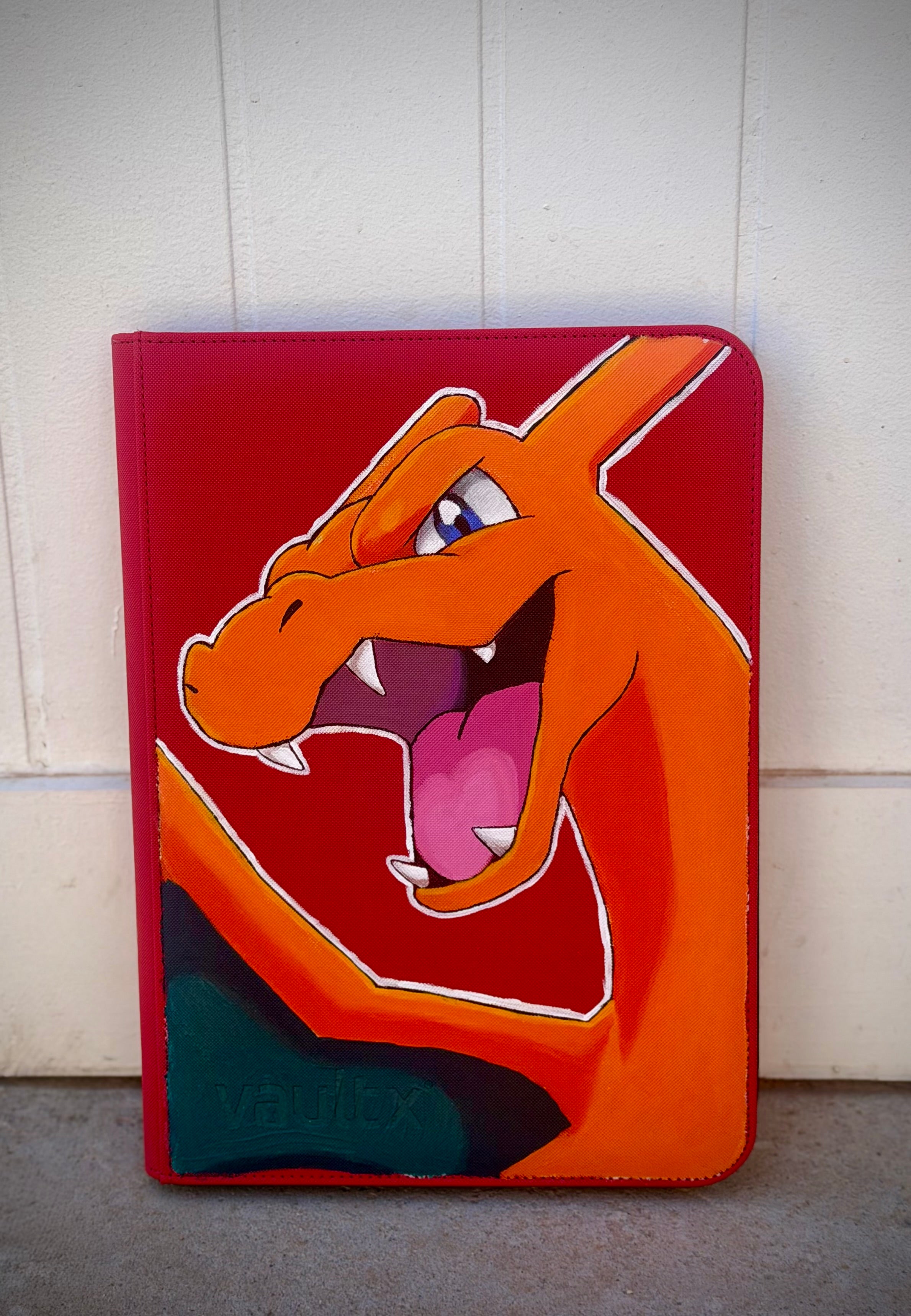 Charizard Vault 9 Pocket Trading Card Zip Binder