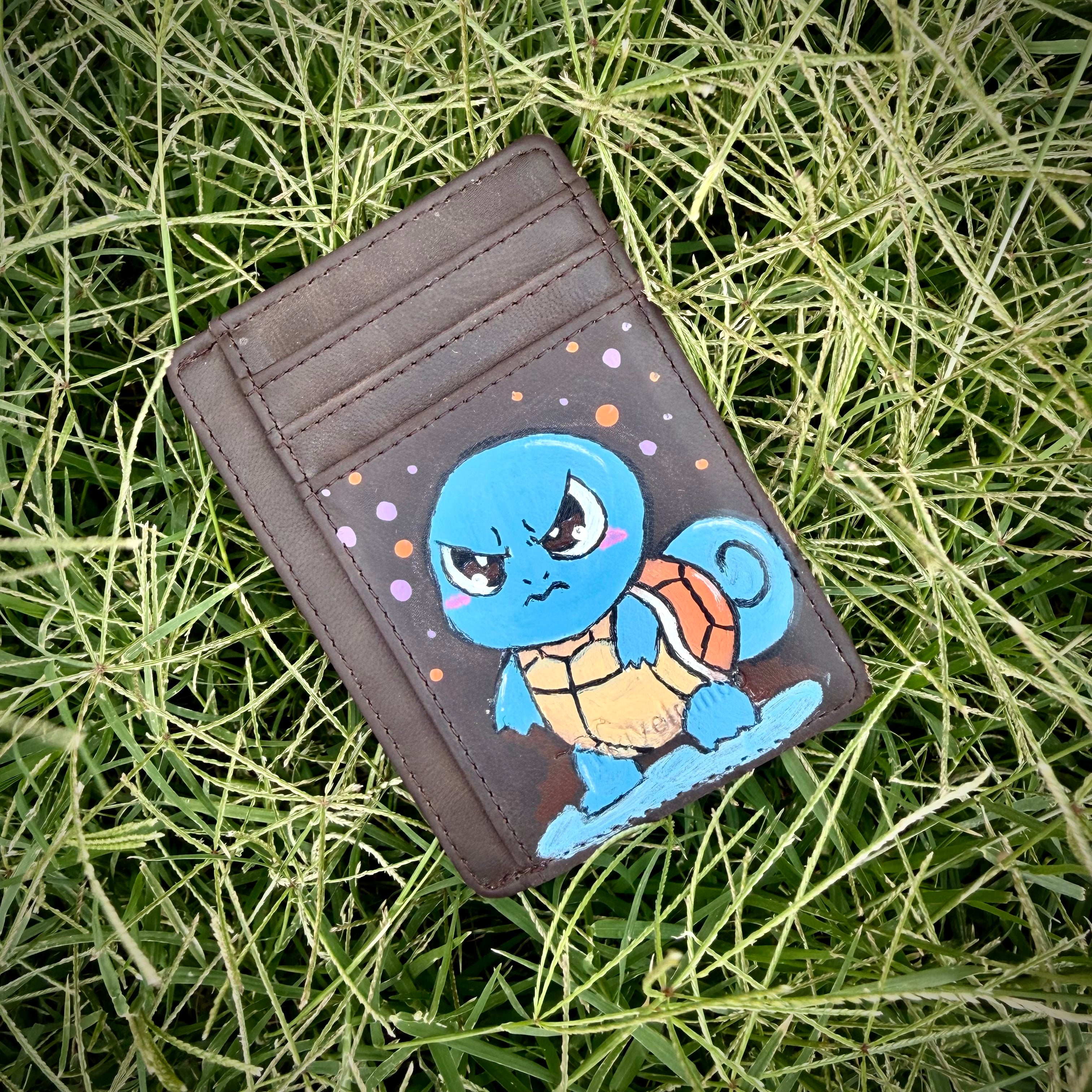 Angry Squirtle Card Slot Wallet